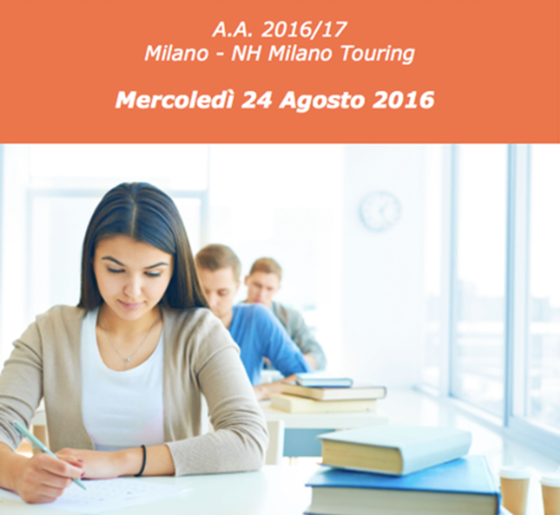 24 Agosto, Milano - Test d'ingresso per le Facoltà di Medicina ed Odontoiatria all'Università Pavol Jozef Safarik di Kosice