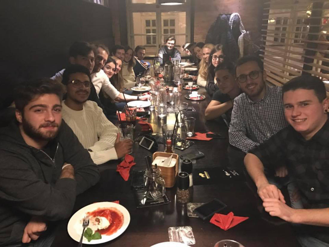 Cena di Natale con i nostri studenti a Pilsen. Perché per noi sei importante, non solo un numero!