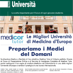 articolo di TrovaRoma, Trova Università, La Repubblica su Medicor Tutor 29 giugno 2023 - Rassegna Stampa