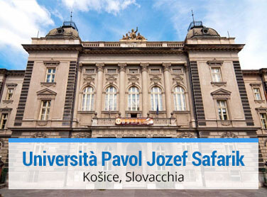 Università Pavol Jozef Šafárik - Kosice, Slovacchia